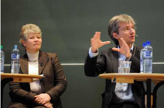 Fagpaneldebatt, Fibe 2011 (Foto: Hallvard Lyssand)