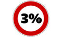 Tre prosent