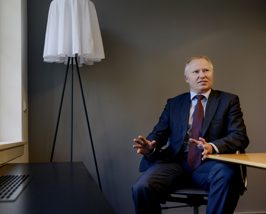 Knut Nesse, CEO Nutreco (Foto: Helge Skodvin)