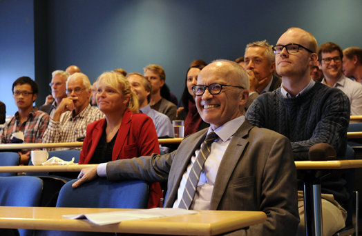 Finn E. Kydland, Finans Bergen-saminar september 2013 (Foto: Hallvard Lyssand)