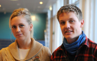 Linn Elise K. Bjerkeli og Jens Martin Dahlum, GEP (Foto: Hallvard Lyssand)