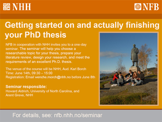 PhD thesis seminar