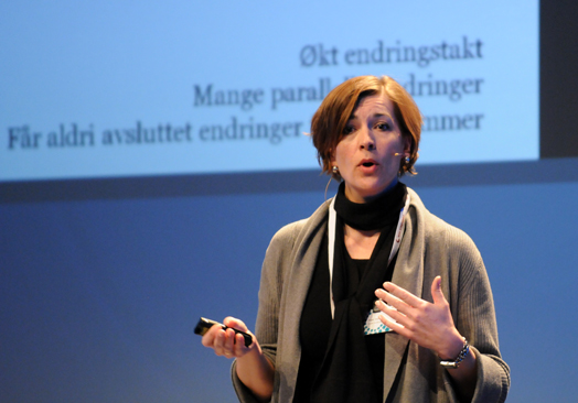 Inger G. Stensaker, NHH-Symposiet 2011 (Foto: Hallvard Lyssand)