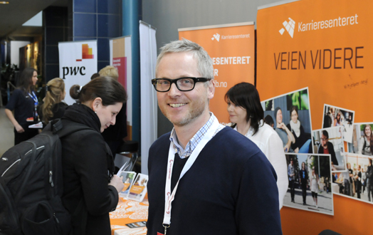 Prosjektleder Eivind Olsvik fra Trainee Vest (Foto: Hallvard Lyssand)
