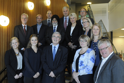 NHH's Advisory board, September 2014 (Photo: Hallvard Lyssand)