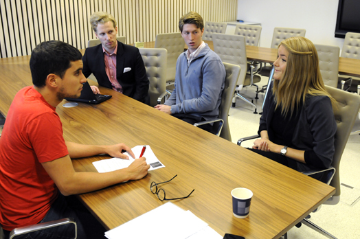 ICC mock interview, google (Photo: Hallvard Lyssand)