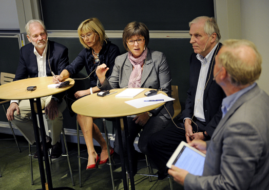 Lehmkuhl-konferansen 2012, debatt (Foto: Helge Skodvin)