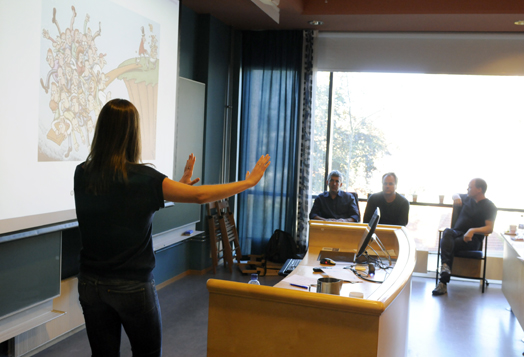 The Choice Lab - Presentation by Sanne Lise Blauw, Erasmus School of Economics. Photo: Hallvard Lyssand.