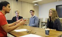 ICC mock interview session , september 2014 (Photo: Hallvard Lyssand)